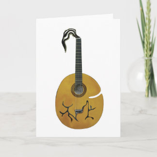 De Gitaar van de pompoen Kaart