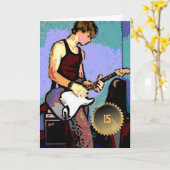 De Gitaar van de Verjaardag van Nate Kaart (Gele Bloem)