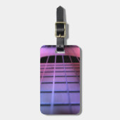 De gitaarhals op bagagelabel (Voorkant verticaal)