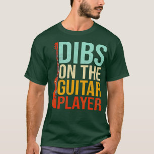 De gitaarmuzikant speelt een rol t-shirt