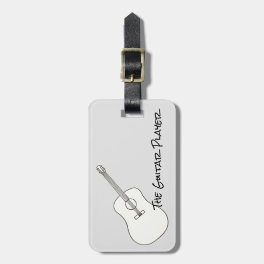 De gitaarspeler, Aangepaste Bagagelabels (Voorkant verticaal)