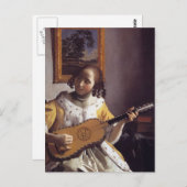 De gitaarspeler briefkaart (Voorkant / Achterkant)
