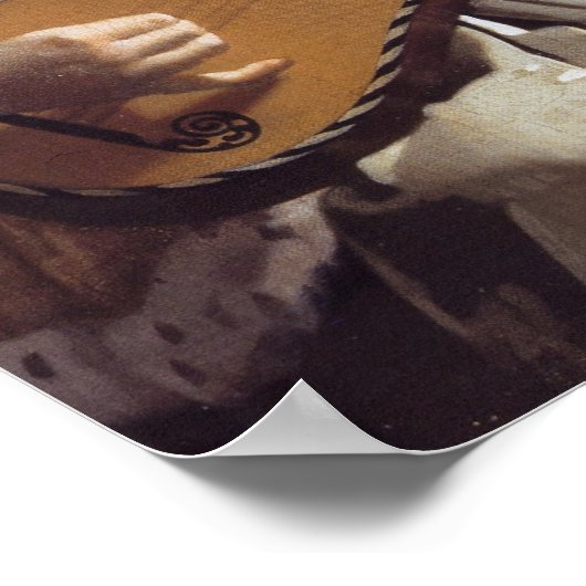 De gitaarspeler poster (Hoek)