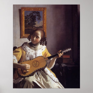 De gitaarspeler poster