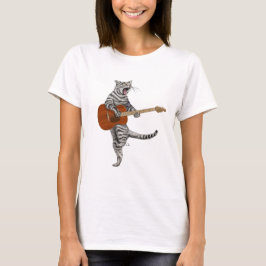 De gitarist Cat T-shirt
