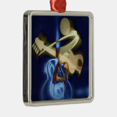 De Gitarist Metalen Ornament (Rechts)