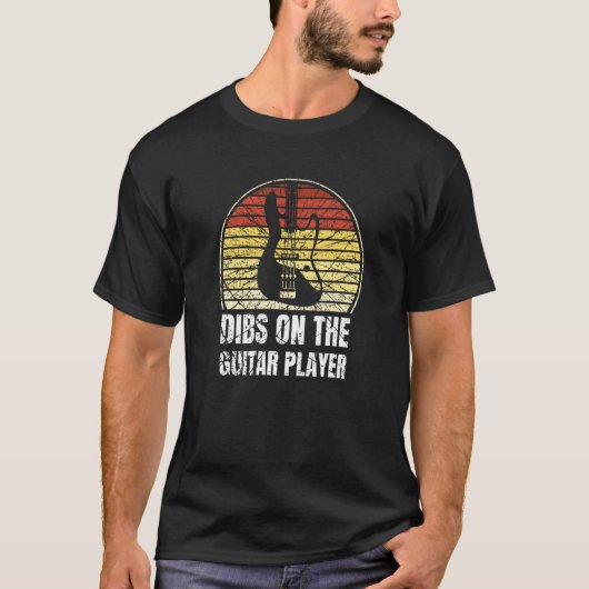 De gitarist Musicus van Guitar Player T-shirt (Voorkant)