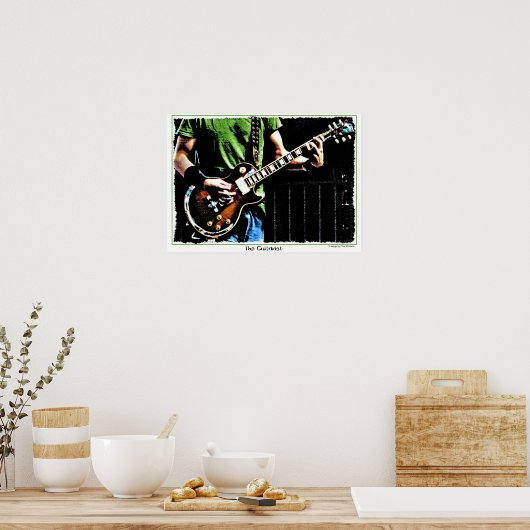 De gitarist poster (Keuken)