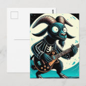 De gitarist van Black Goat Briefkaart (Voorkant / Achterkant)