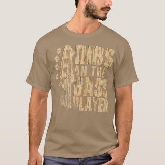 De gitarist van de Bass Player Guitarist But Gui T-shirt