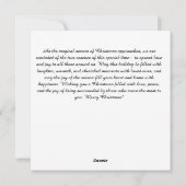 De Giving Tree Feestdagenkaart (Achterkant)