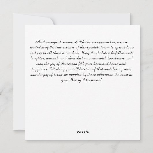 De Giving Tree Feestdagenkaart (Achterkant)