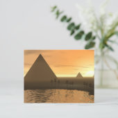 De Giza Necropolis Briefkaart (Staand voorkant)