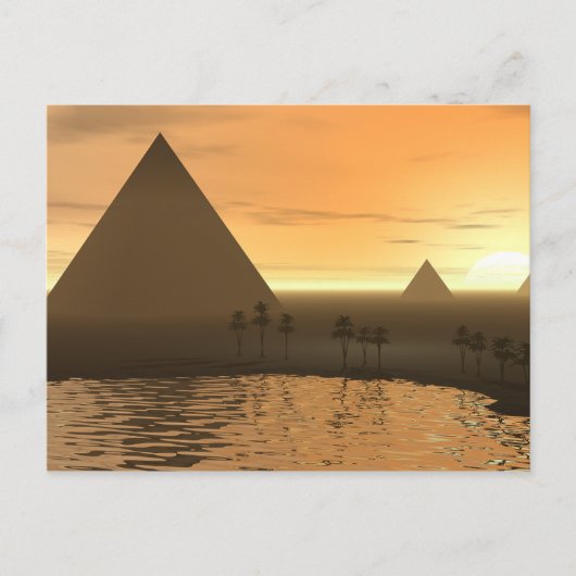De Giza Necropolis Briefkaart (Voorkant)