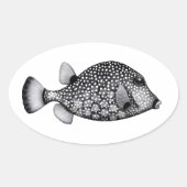 De gladde trunkfish Sticker (Voorkant)