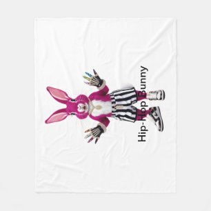 De Glam Rabbit Revolutie Fleece Deken