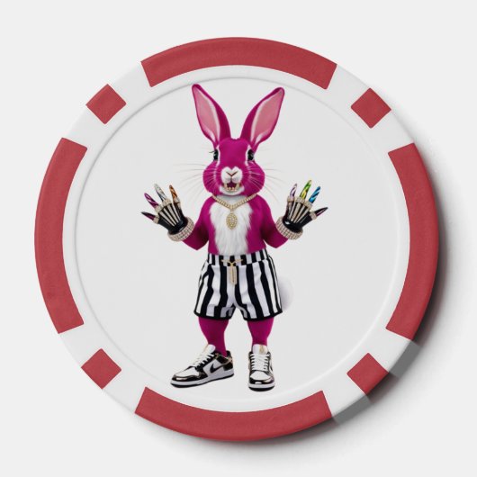 De Glam Rabbit Revolutie Poker Chips (Achterkant)