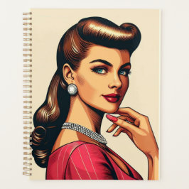De glamor vrouwenmode uit de jaren vijftig, jurken planner