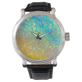 De glanzende holografische opaal horloge