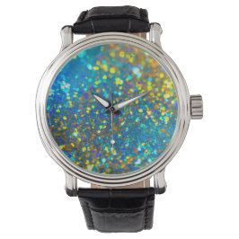 De glanzende holografische opaal horloge