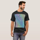 De glanzende holografische opaal t-shirt (Voorkant volledig)