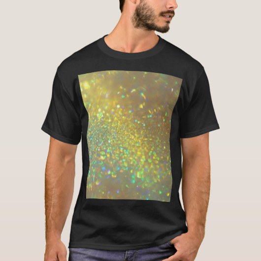 De glanzende holografische opaal t-shirt (Voorkant)