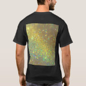 De glanzende holografische opaal t-shirt (Achterkant)