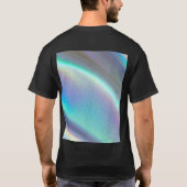 De glanzende holografische opaal t-shirt (Achterkant)