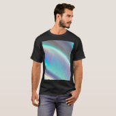 De glanzende holografische opaal t-shirt (Voorkant volledig)