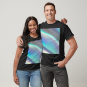 De glanzende holografische opaal t-shirt (Unisex)