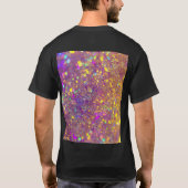 De glanzende holografische opaal t-shirt (Achterkant)
