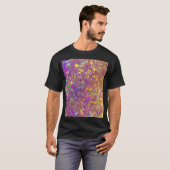 De glanzende holografische opaal t-shirt (Voorkant volledig)