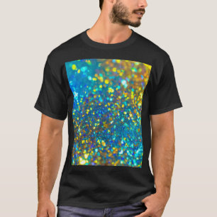 De glanzende holografische opaal t-shirt