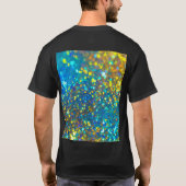 De glanzende holografische opaal t-shirt (Achterkant)