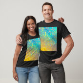 De glanzende holografische opaal t-shirt (Unisex)