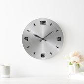 De glanzende Textuur van het Metaal, Aantallen met Grote Klok (Huis)