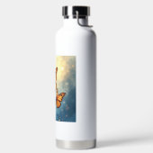 De glanzende vlinderwaterflessen waterfles (Links)