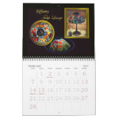 De Glas in lood Lampen Agenda 2012 uitmuntend Kalender (Feb 2027)