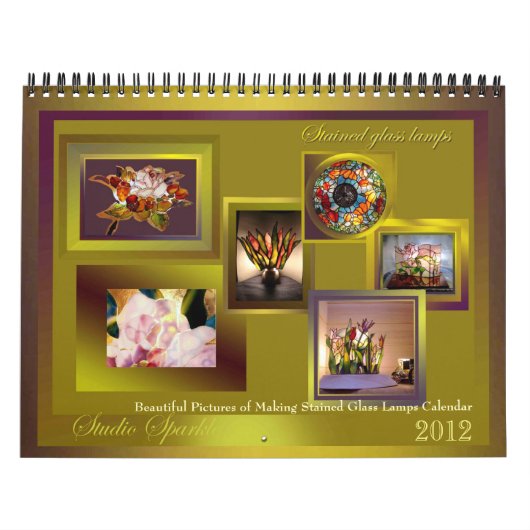 De Glas in lood Lampen Agenda 2012 uitmuntend Kalender (Hoes)