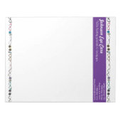 De Glasbril van de kool en contacteert de Speciali Notitieblok (Voorkant)