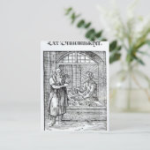 De glasmaker briefkaart (Staand voorkant)