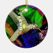 De Glass HummingBird Keramisch Ornament (Voorkant)