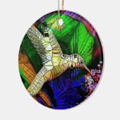 De Glass HummingBird Keramisch Ornament (Links)