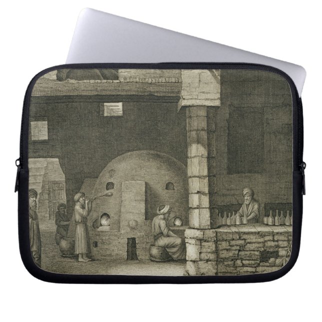 De glazen flessenmaker uit boekdelen II en Tr Laptop Sleeve (Voorkant)