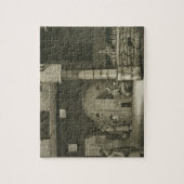 De glazen flessenmaker uit boekdelen II en Tr Legpuzzel (Verticaal)