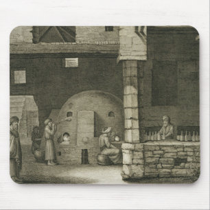 De glazen flessenmaker uit boekdelen II en Tr Muismat