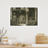 De glazen flessenmaker uit boekdelen II en Tr Poster (Keuken)