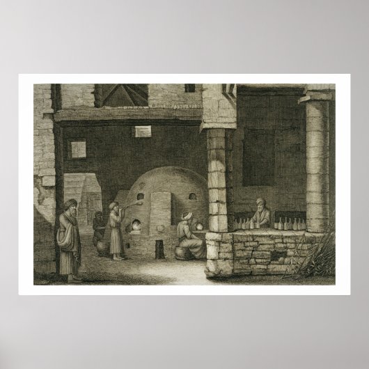 De glazen flessenmaker uit boekdelen II en Tr Poster (Voorkant)