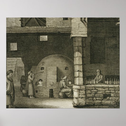 De glazen flessenmaker uit boekdelen II en Tr Poster (Voorkant)