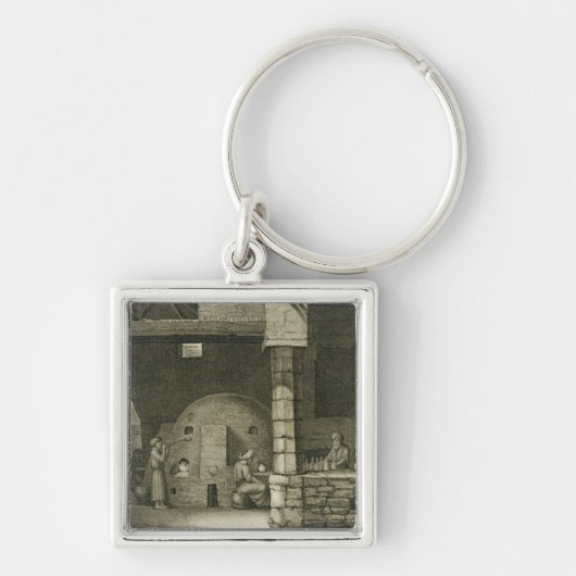 De glazen flessenmaker uit boekdelen II en Tr Sleutelhanger (Voorkant)